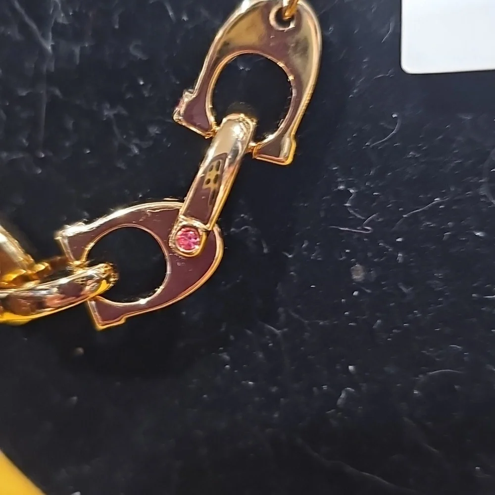 Coach Chunky Signature Necklace NIB/NWT